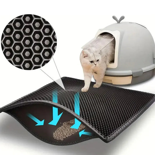 Litter Trapping Pet Litter Box Mat